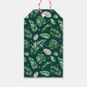 Étiquettes-cadeau Géométrique tropicale merci pour les balises (Dos)