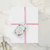 Étiquettes-cadeau Géométrique tropicale merci pour les balises (Avec de la ficelle)