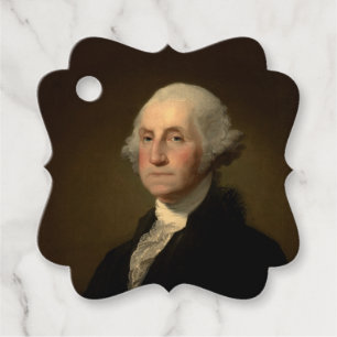 Étiquettes Cadeau George Washington 1er président américain par Stua