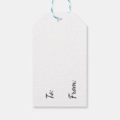 Étiquettes-cadeau Geraniums rouges en pots d'argile (Dos)