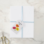 Étiquettes-cadeau Gerbera Daisies (Avec de laficelle)