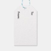 Étiquettes-cadeau Gerbil Salutations Cadeaux Tags (Dos)