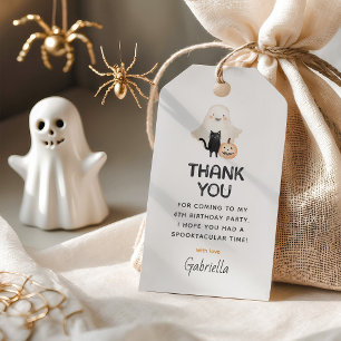 Étiquettes-cadeau Ghosts convivial Spooktacular Kids Merci Favoriser