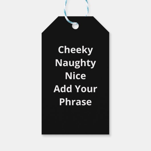 Étiquettes-cadeau Gift Tag (Dos)