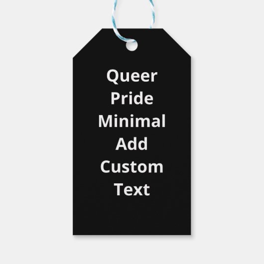 Étiquettes-cadeau Gift Tag (Dos)