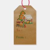 Étiquettes-cadeau Ginger Town (Dos)