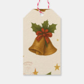 Étiquettes-cadeau Gingerbread & Bells Festive Gift Tag (Dos)