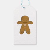 Étiquettes-cadeau GingerBread Man Christmas Cookie (Dos)