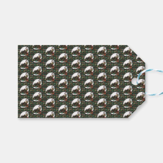 Étiquettes-cadeau Gingerbread Man : Pin (Devant (Horizontal))