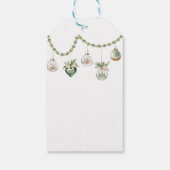 Étiquettes-cadeau Gingerbread Shop (Dos)