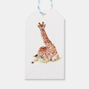 Étiquettes-cadeau Girafe de bébé