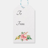 Étiquettes-cadeau Giraffe Générique (Dos)