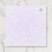 Étiquettes Cadeau Giraffe mignonne à couronne florale (Dos)