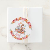 Étiquettes Cadeau Girl Jungle Safari (En situation)