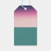 Étiquettes-cadeau Glace à l'aquarelle couleur cool (Dos)