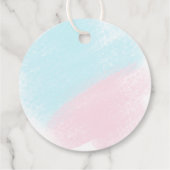 Étiquettes Cadeau Glace genre révéler merci (Dos)