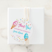 Étiquettes Cadeau Glace genre révéler merci (En situation)