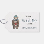 Étiquettes-cadeau Glad We are Friends Teddy Bear Saint Valentin (Dos (Horizontal))