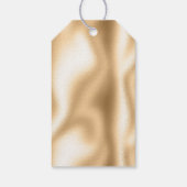 Étiquettes-cadeau Glam animal léopard doré (Dos)