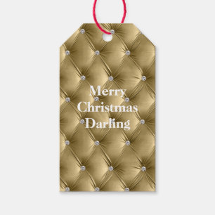 Étiquettes-cadeau Glam doux doux chaud Faux Velvet