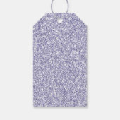 Étiquettes-cadeau Glam Lavender Lilac Purple Empreinte de léopard Pa (Dos)