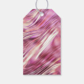 Étiquettes-cadeau Glam Rose d'or de perle rose fille (Dos)