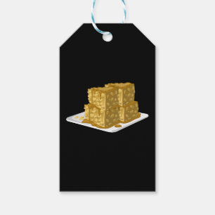 Étiquettes-cadeau Glitch Food avoine gâteau