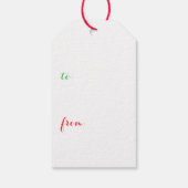 Étiquettes-cadeau Gnome  (Dos)