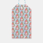 Étiquettes-cadeau Gnome de Noël avec arbre présent Personnalisé (Dos)