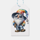 Étiquettes-cadeau Gnome Hippie (Dos)