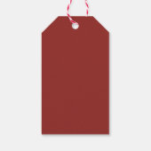Étiquettes-cadeau Gnome Vacances Heureuses (Dos)