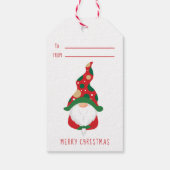 Étiquettes-cadeau Gnomes de Noël personnalisés (Dos)