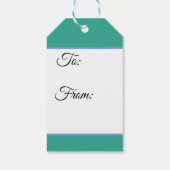 Étiquettes-cadeau Gnomes lapins de Pâques (Dos)