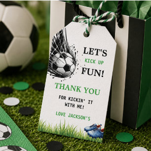 Étiquettes-cadeau Goal ! Fête d'anniversaire de 5 ans de foot