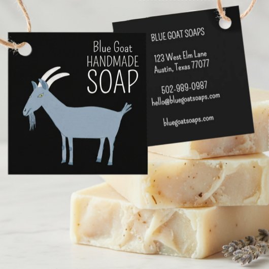 Étiquettes Cadeau GOAT Handmade Gift Soaps Lotion Candy CUSTOM Craft