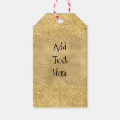 Étiquettes-cadeau Gold Christmas (Devant)