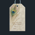 Étiquettes-cadeau Gold Exotic Peacock Feather Glam Party Favoriser<br><div class="desc">Balise cadeau Gold Exotic Peacock Feather Glam Party Favor. Customisez cependant.Objets correspondants disponibles.</div>