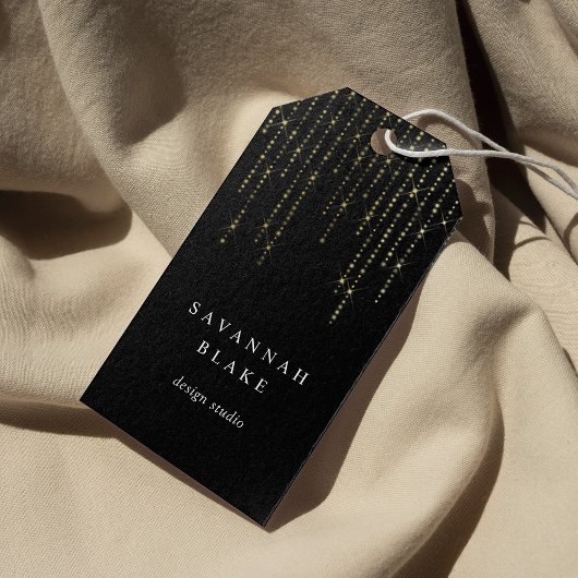 Étiquettes-cadeau Gold Marquee