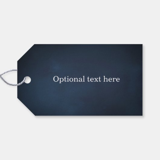 Étiquettes-cadeau Gold merci script marine blanc floral mariage gi (Dos (Horizontal))