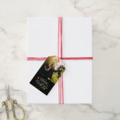 Étiquettes-cadeau Gold Stars "Joyeux Noël" (Avec de la ficelle)