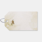 Étiquettes-cadeau Golden butterfly (Dos (Horizontal))