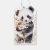 Étiquettes-cadeau Golden Panda (Dos)