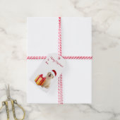 Étiquettes-cadeau Golden Retriever de Noël (Avec de la ficelle)