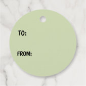 Étiquettes Cadeau Golden Retriever de Noël (Dos)