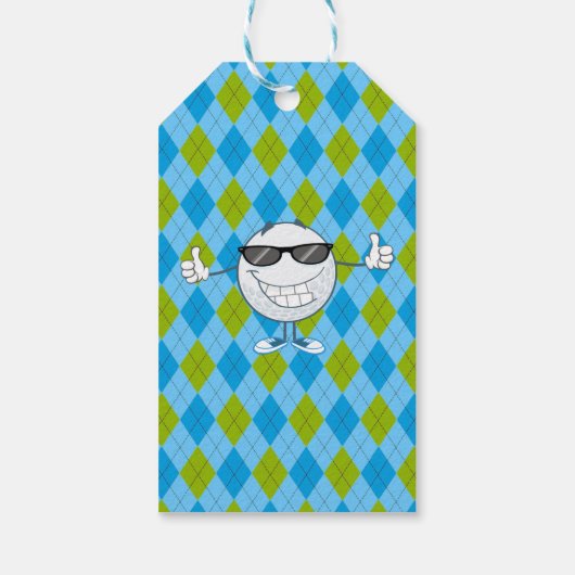 Étiquettes-cadeau Golf (Dos)