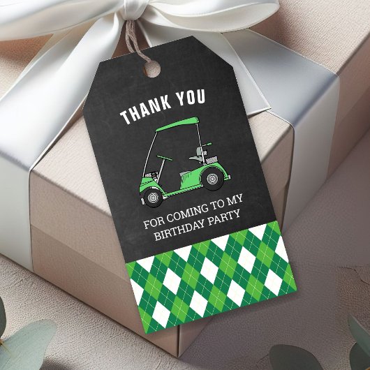 Étiquettes-cadeau Golf Anniversaire Fête Favoriser