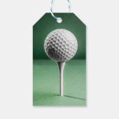 Étiquettes-cadeau Golf Ball on Tee (Dos)