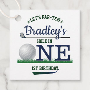 Étiquettes Cadeau Golf PAR-TEE 1er anniversaire