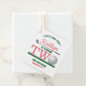 Étiquettes Cadeau Golf PAR-TEE 2e anniversaire (En situation)