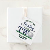 Étiquettes Cadeau Golf PAR-TEE 2e anniversaire (En situation)